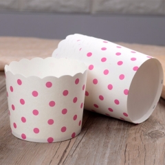 Cupcake desechable para hornear con tazas de papel para muffins de grado alimenticio