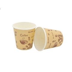 Single Walled Pe Coated Paper Cups 8oz 12oz 16oz