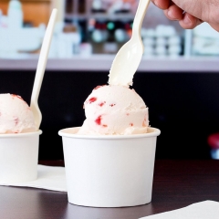 Tasses à dessert en papier blanc pour yaourt et bol Getalo 12OZ pour crème glacée