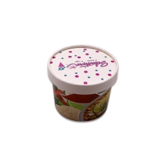 Disposable Paper Bowl cup Customized Takeaway Ice Cream Food Package Container