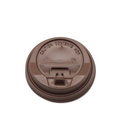 tea cup lids reusable disposable leakproof PLA coffee cup lid
