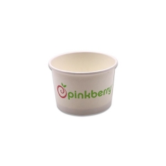 3OZ Eco-friendly Custom Printed Ice Cream Paper Cup With Paper/Plastic Lid