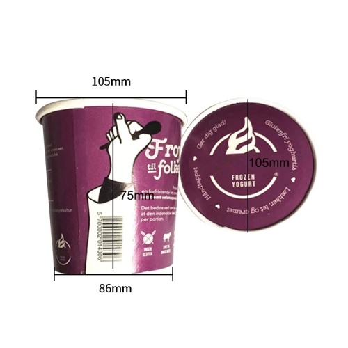 Preço de copos descartáveis ​​de eps de sorvete 16OZ vasos em kerala com logotipo pet