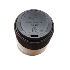 Disposable CPLA Compostable Lid For Coffee Cup