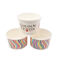 8OZ paper cups ice cream paper disposable cup