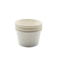 Ice cream paper cup with lid