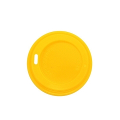 Красивая одноразовая желтая крышка бумажного стаканчика Крышка крышки бумажного стаканчика
