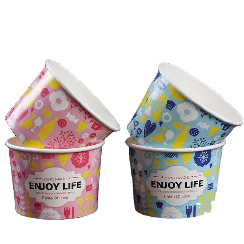 Paper ice cream tubs and lids various sizes