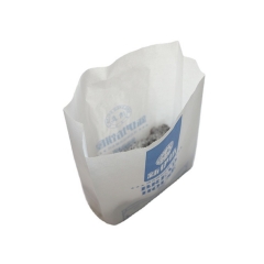 Custom French Baguette Fast Food Packaging Paper Bread Bag With Clear Window