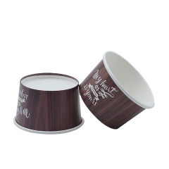 Wholesale Customize Size Disposable Paper Ice Cream Cups with Your Logo