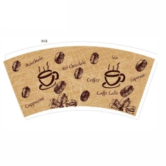 Ventaglio a tazza di carta nuovo stile 260gsm 9OZ