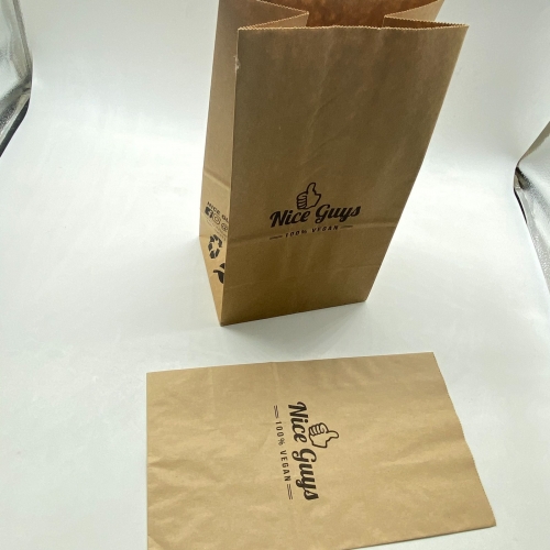 Saco de papel de atacado direto da fábrica Saco de papel personalizado com seu próprio logotipo