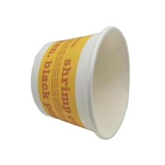 Disposable Dessert shop Take out PLA Paper Ice Cream Cups with New Design