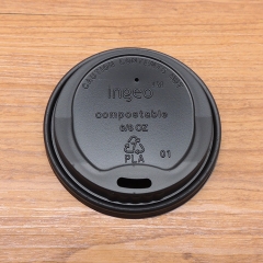 80mm CPLA Compostable Pla Lid for Paper Cup