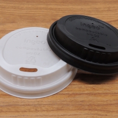 CPLA 100% Compostable 8OZ Paper Cup Lid