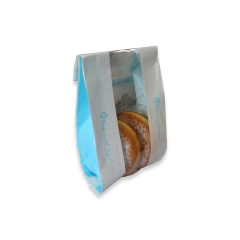 Saco de papel para pão força personalizado com estampa colorida