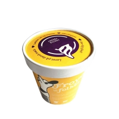 16OZ vasos disposable ice cream eps cups price in kerala with logo pet