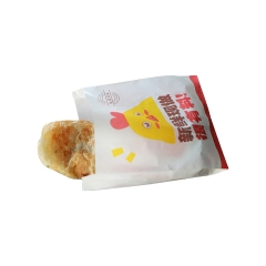 Logo cá nhân Thực phẩm Baguette Giấy Kraft Bao bì Bánh mì Túi không có tay cầm