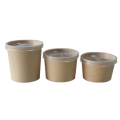 Attractive Price New Type 8OZ Kraft Paper Cup With Lid