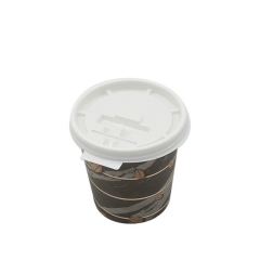 White/Black paper cup lid paper cup lid cover paper cup lid with button