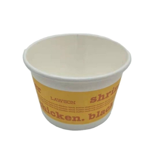 使い捨てデザートショップ新しいデザインのPLAペーパーアイスクリームカップをテイクアウト