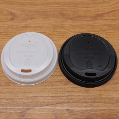 Tapa compostable CPLA desechable para taza de café