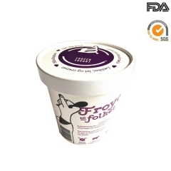 16OZ vasos disposable ice cream eps cups price in kerala with logo pet