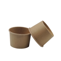 Gold Foil printed ice cream cup take away disposable ice cream paper cup