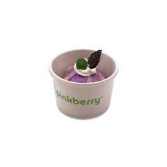 3OZ Eco-friendly Custom Printed Ice Cream Paper Cup With Paper/Plastic Lid