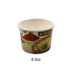 Disposable Paper Bowl cup Customized Takeaway Ice Cream Food Package Container