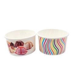 8OZ paper cups ice cream paper disposable cup