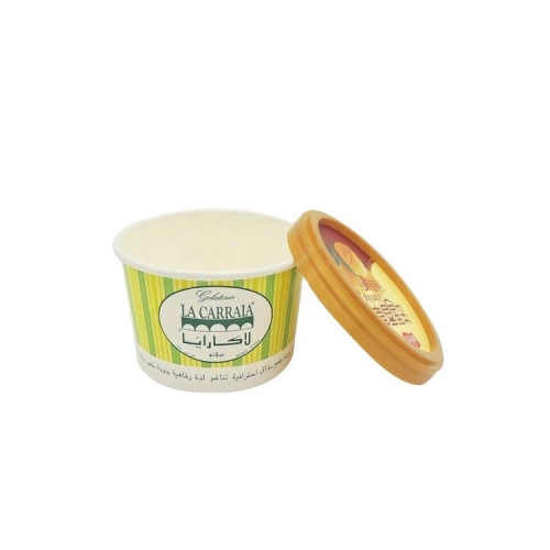 5OZ Einweg Eiscreme Pappbecher mit kleiner Menge