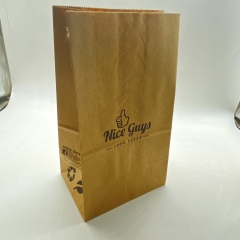 Various Sizes Custom Paper Bag Bread Paper Bag Custom Logo