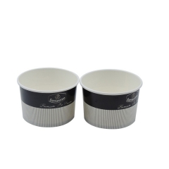 130ml custom printing disposable ice cream paper cup