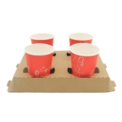 best selling disposable paper cup holder for coffee cup