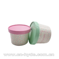 16OZ Gelato Disposable Ice Cream Paper Cup With Pantone Color