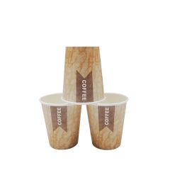 8OZ Offset Printing Paper Cup Fan For Coffee Paper Factory Price