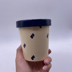 1 Pint Ice Cream Cup Customized Ice Cream Pint Container