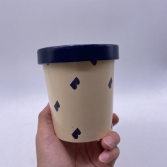 Envase modificado para requisitos particulares de la pinta del helado de la taza del helado de 1 pinta