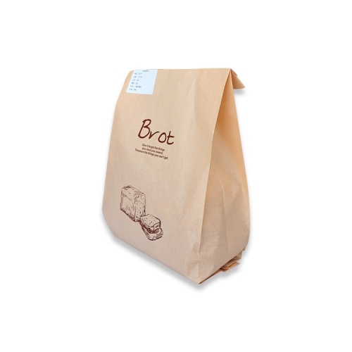 Wholesale greaseproof bread kraft paper bag for bread