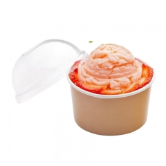 Vaschette e coperchi per gelato in carta usa e getta da 50 ml-1000 ml