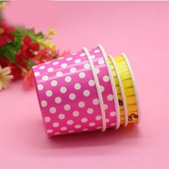 10OZ Eco-friend Color Disposable Ice Cream Paper Cup