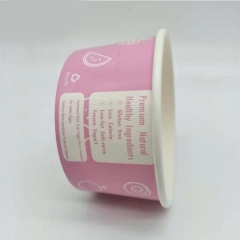 Biodegradable Ice Cream Cup Paper Packing Bowl Containers