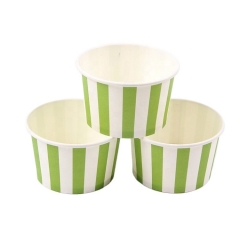 PLA Coating Compostable Ice Cream Cup with Lids available