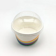 最高の価格の使い捨て紙テイクアウトデザインアイスクリームペーパーカップ