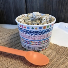 アイスクリームカップ使い捨てコールドドリンクアイスクリーム紙コップスプーン付き