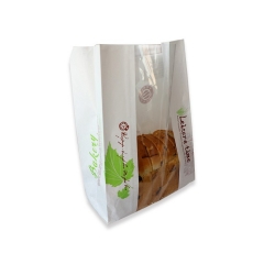 bread bag biodegradable simple kraft paper packaging bags with logo