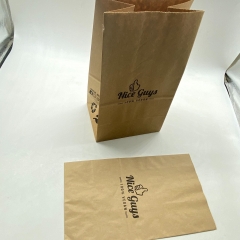 Vários tamanhos preços de atacado sacos de papel kraft impressão personalizada