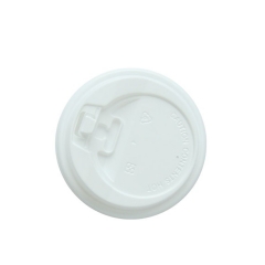 Paper Coffee Cup White Switch Lip Plastic Lid