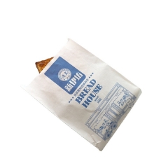 uete francesa personalizada para embalagem de  Saco de pão de papel com janela transparente